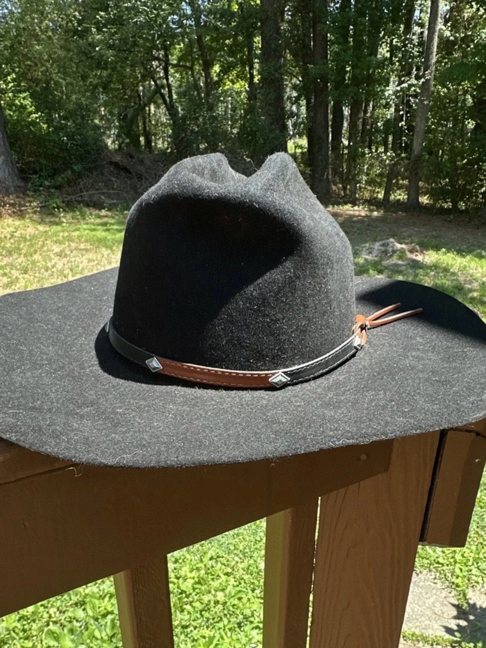 Stetson Men’s 4X Silvermine Buffalo Felt Cowboy Hat Size 7 1/4